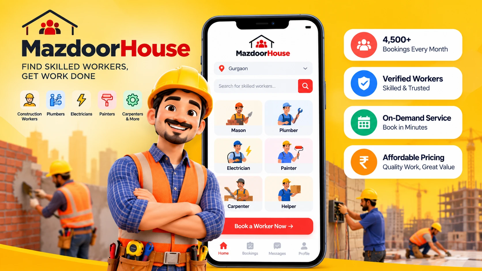 MazdoorHouse project
